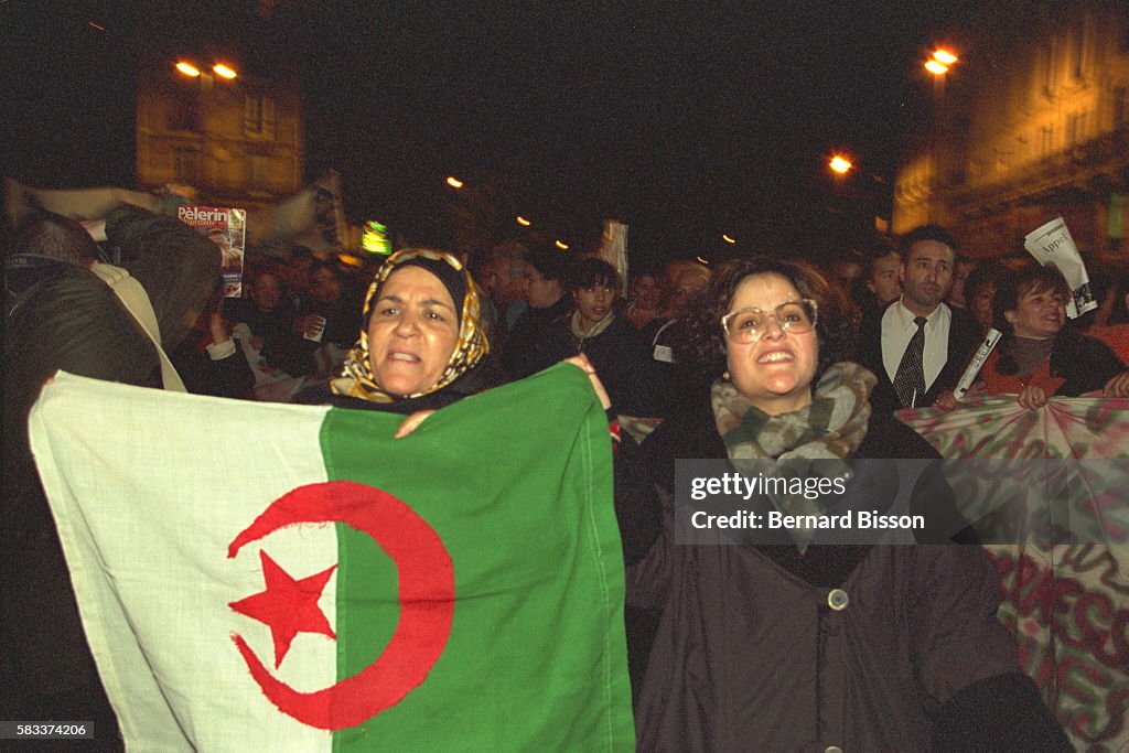 MARCH OF LIGHTS' IN SOLIDARITY WITH ALGERIA
