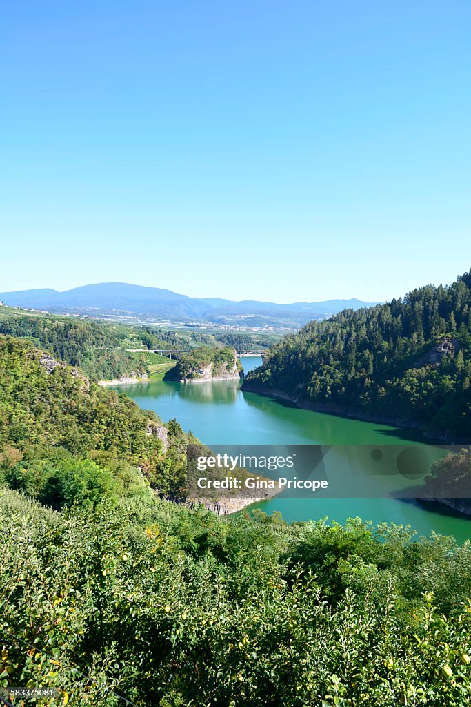 Lake Santa Giustina in Val di Non, Italy