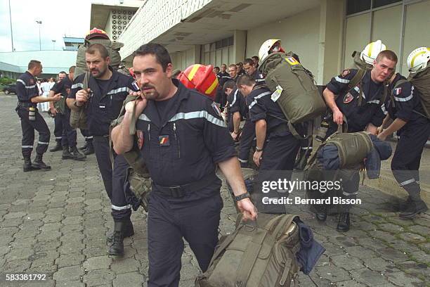 ARRIVAL OF FRENCH AID IN CENTRAL AMERICA