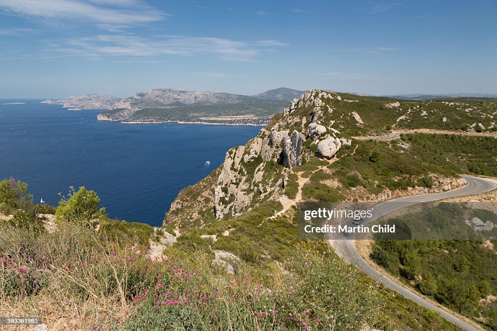 The coastline near Cassis