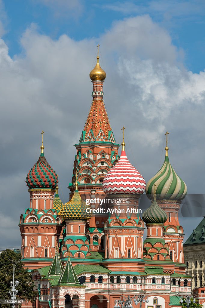 Saint Basil's Cathedral in Moscow,Russia
