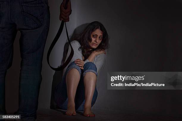 physically abused woman - wife beater stock pictures, royalty-free photos & images