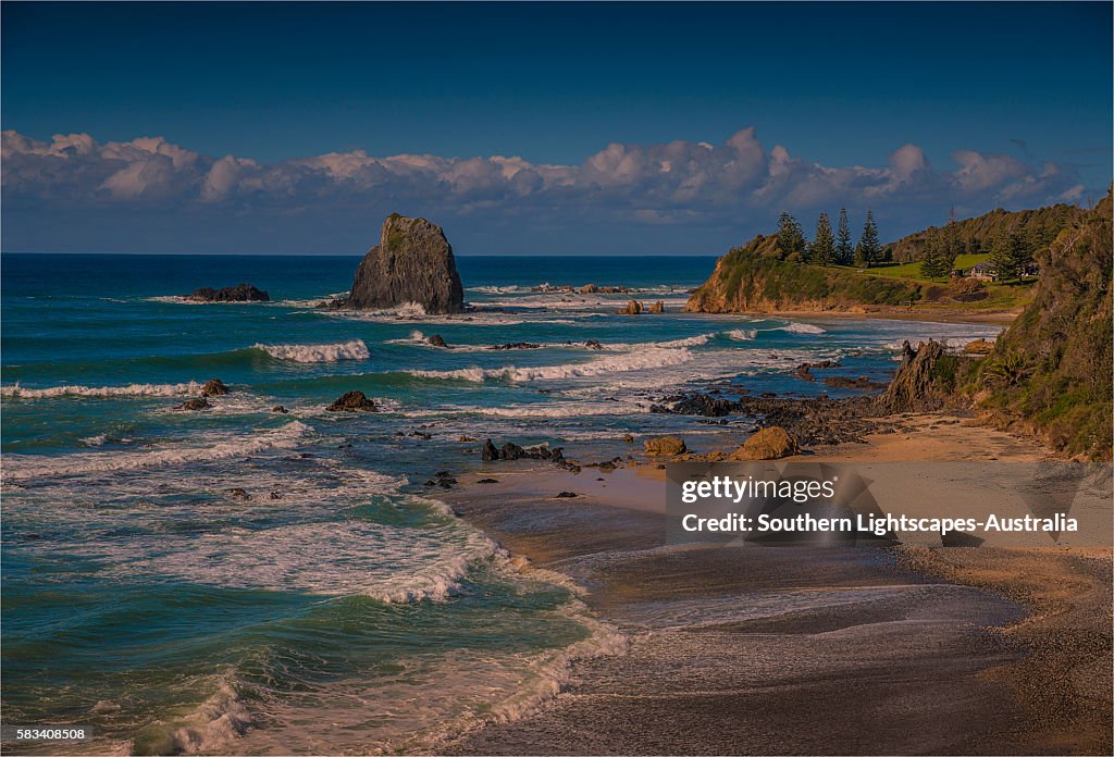 Coastal view at Narooma, southern coastline of New South Wales, Australia.