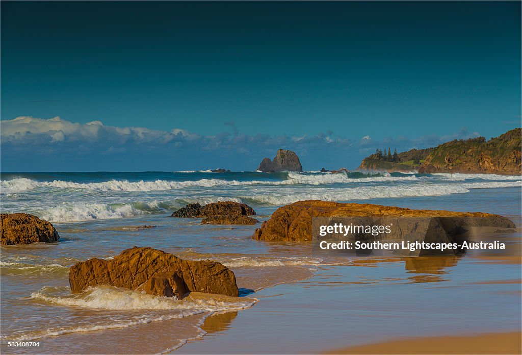 Coastal view at Narooma, southern coastline of New South Wales, Australia.