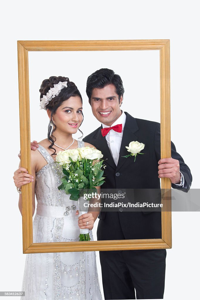 Portrait of a Bride and Bridegroom