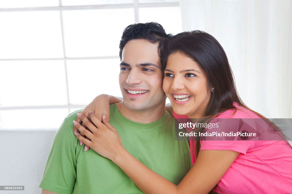 Portrait of a young couple