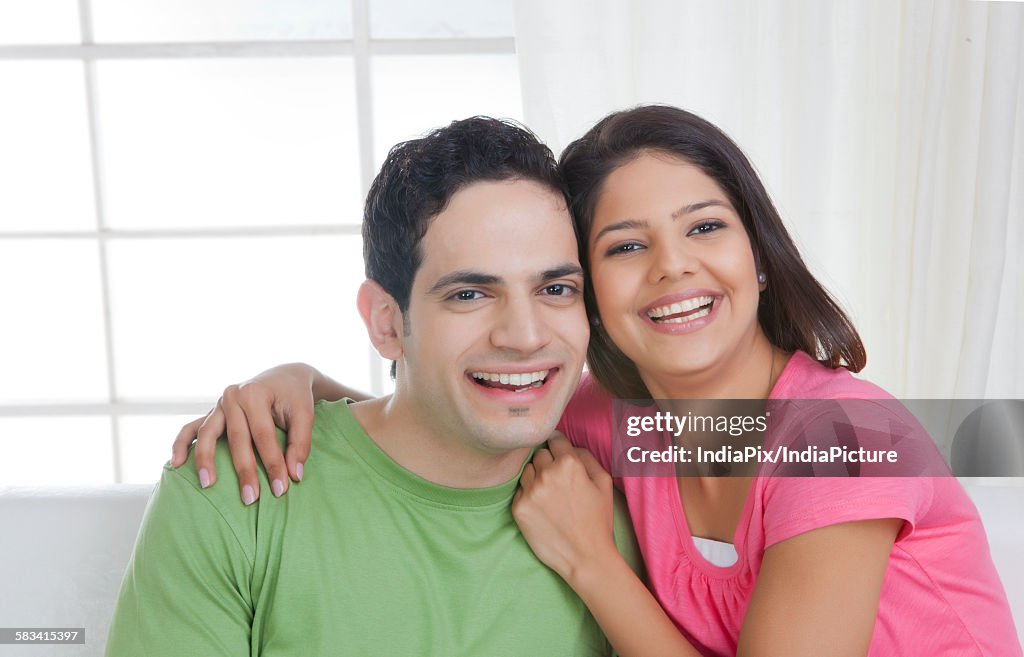 Portrait of a young couple