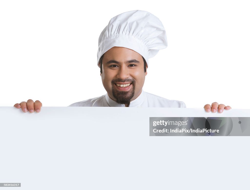 Portrait of chef smiling