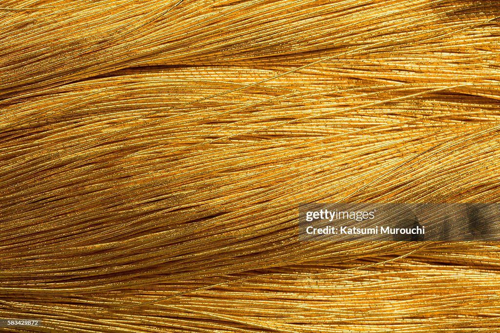 Bunch of golden thread