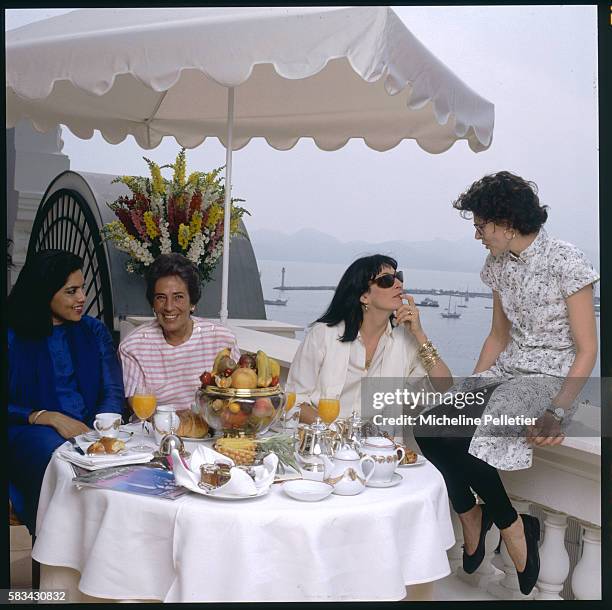 American actress and director, Anjelica Huston, Swiss screenplay writer Francoise Giroud, French actress Fanny Ardant, and Indian director, Mira Nair...