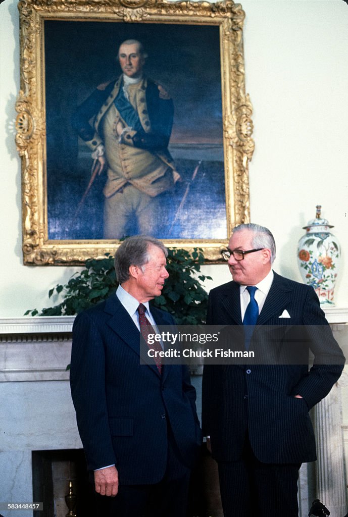 President Carter And Prime Minister Callaghan