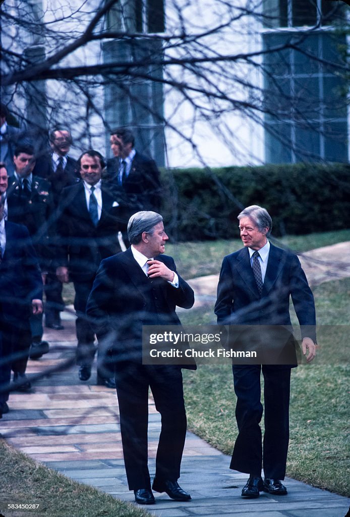 Chancellor Schmidt And President Carter