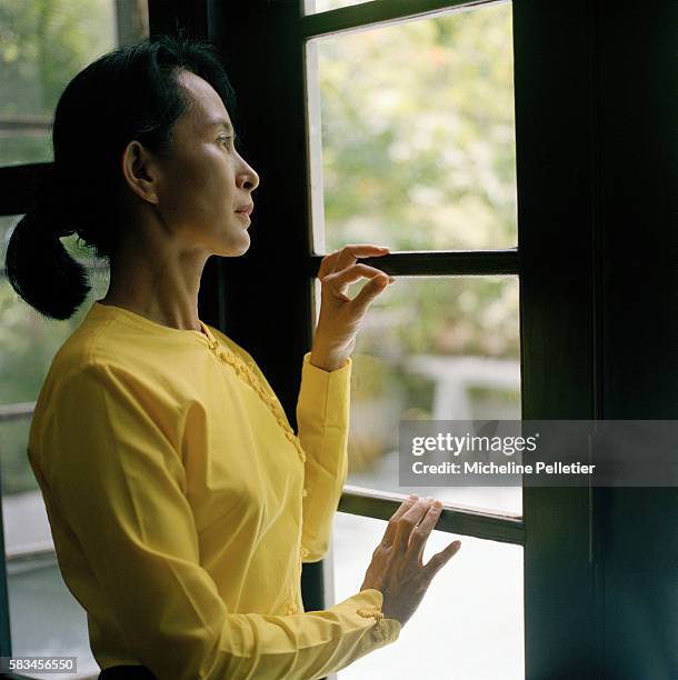 Aung San Suu Kyi, 1991 Nobel Peace Prize laureate.