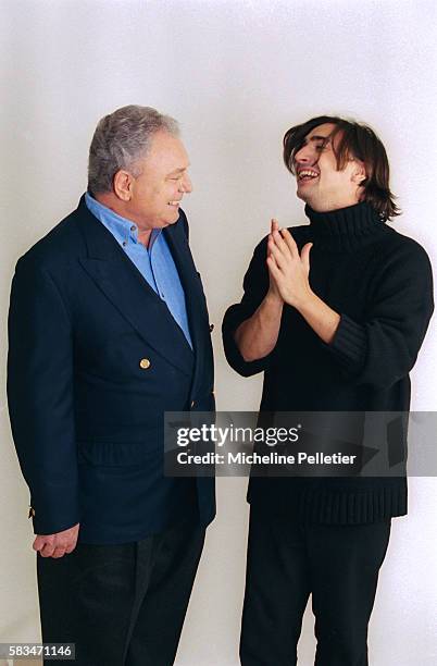 French television personality Jacques Martin with his son Jean-Baptiste Martin . Jacques Martin is a television host, animator, and producer of shows...