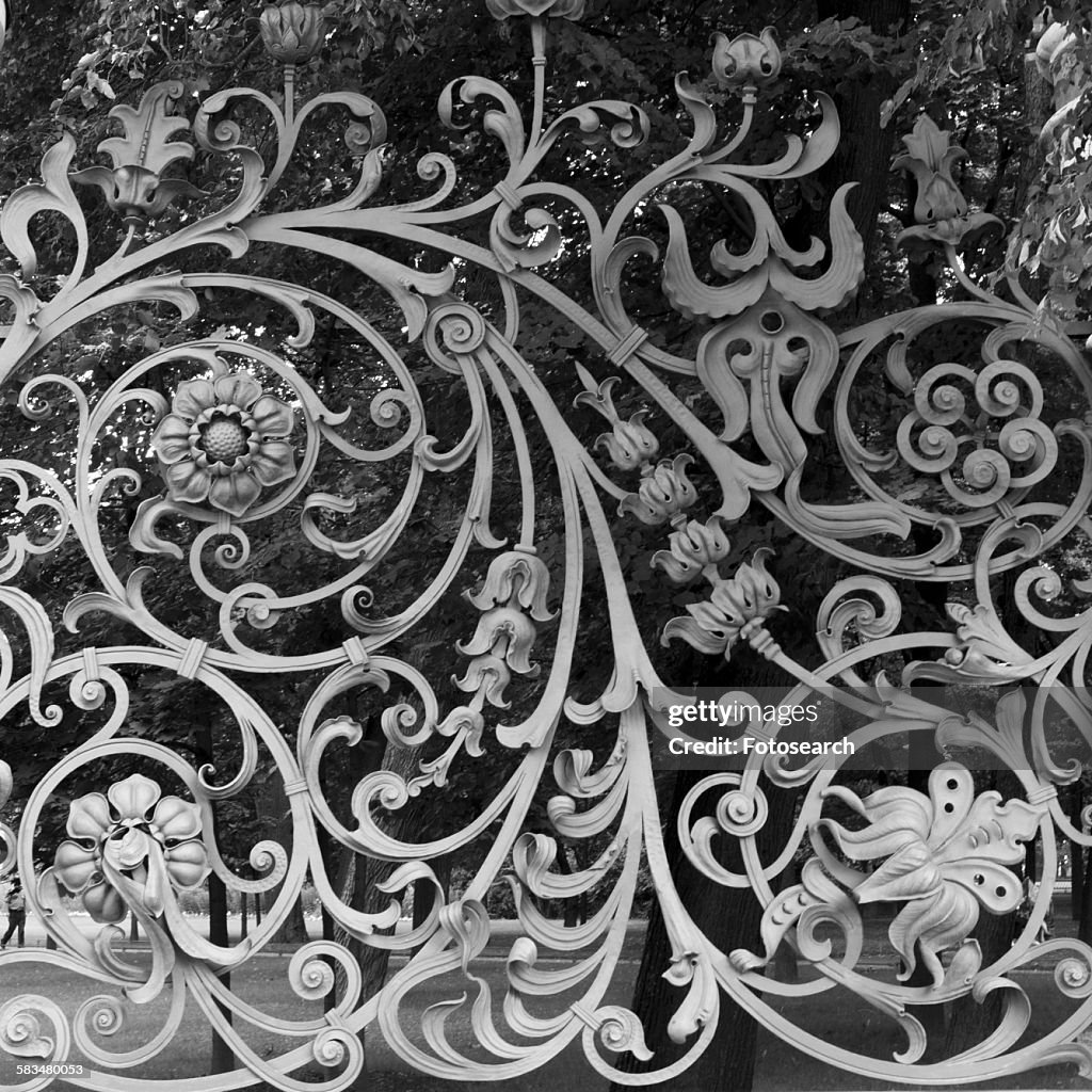 Gate of Church of the Saviour on Spilled Blood