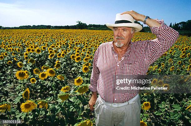 Director Robert Altman in Nimes, France, shooting his film Vincent and Theo.