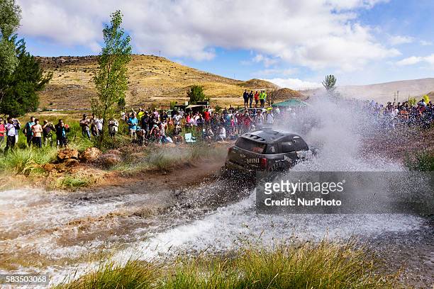 Mikko Hirvonen - Michel Perin / Mini ALL4 Racing / X-Raid Team during Baja Aragon, World Cross Country Rally event celebrated in Teruel, Aragón,...