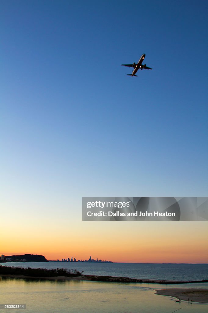 Aircraft over Gold Coast