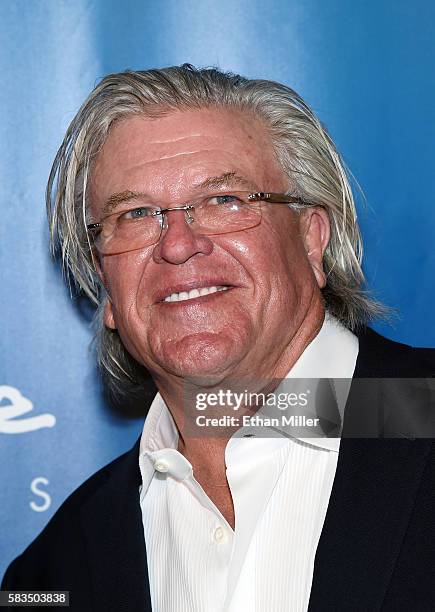 Comedian Ron White attends the 10th anniversary celebration of "The Beatles LOVE by Cirque du Soleil" at The Mirage Hotel & Casino on July 14, 2016...