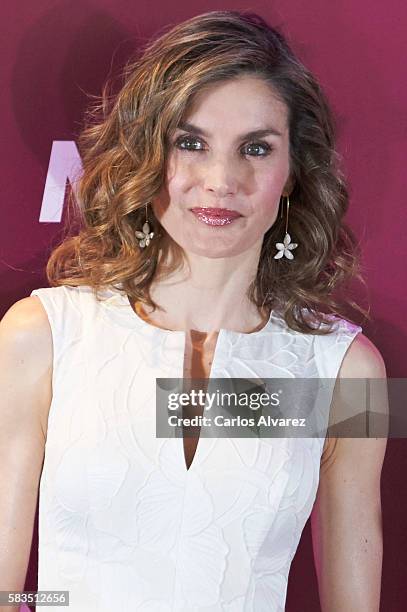 Queen Letizia of Spain attends the XXV FEDEPE awards ceremony at Retiro Park on July 26, 2016 in Madrid, Spain.