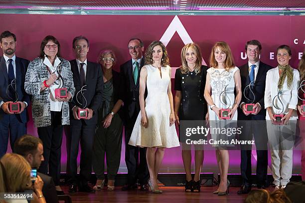 Queen Letizia of Spain attends the XXV FEDEPE awards ceremony at Retiro Park on July 26, 2016 in Madrid, Spain.