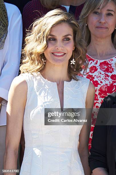 Queen Letizia of Spain attends the XXV FEDEPE awards ceremony at Retiro Park on July 26, 2016 in Madrid, Spain.