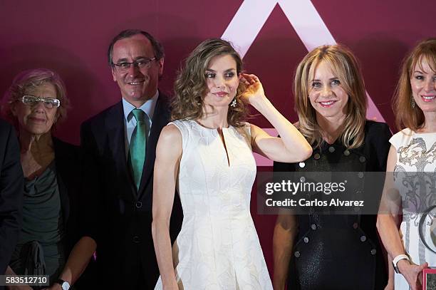 Queen Letizia of Spain attends the XXV FEDEPE awards ceremony at Retiro Park on July 26, 2016 in Madrid, Spain.