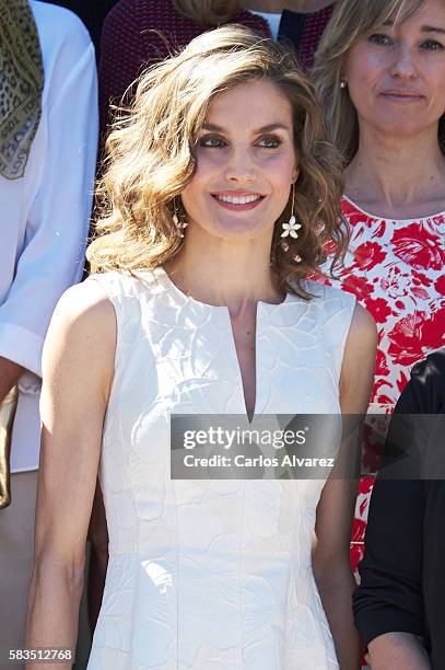 Queen Letizia of Spain attends the XXV FEDEPE awards ceremony at Retiro Park on July 26, 2016 in Madrid, Spain.