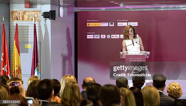 Queen Letizia of Spain attends the XXV FEDEPE awards ceremony at Retiro Park on July 26, 2016 in Madrid, Spain.