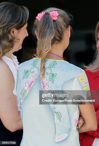 Carla Royo-Villanova attends FEDEPE Awards at Cecilio Rodriguez gardens on July 26, 2016 in Madrid, Spain.