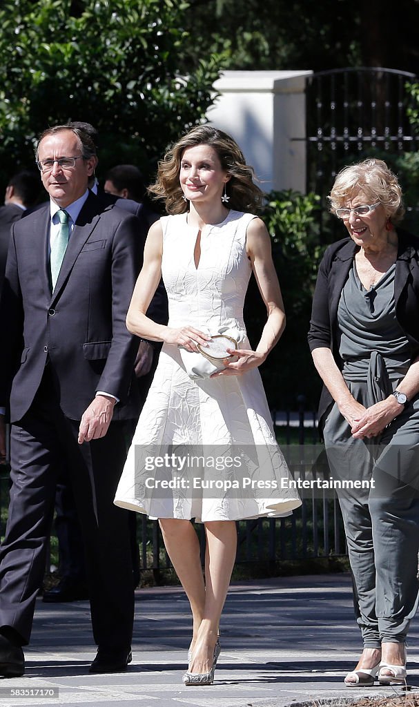 Queen Letizia Of Spain Attends FEDEPE Awards In Madrid