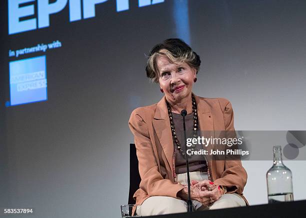 Leslie Caron introduces "La Regle Du Jeu" as part of the BFI Screen Epiphany seires at BFI Southbank on July 26, 2016 in London, England.