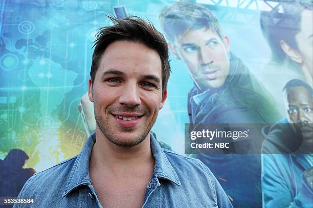 Timeless" Press Room -- Pictured: Matt Lanter, Saturday, July 23 from the Hilton Bayfront, San Diego, Calif. --