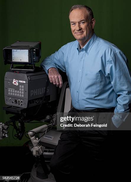 Deborah Feingold/Corbis via Getty Images) NEW YORK TV personality Bill O'Reilly poses for a portrait at Fox Television Studios on June 13, 2007 in...