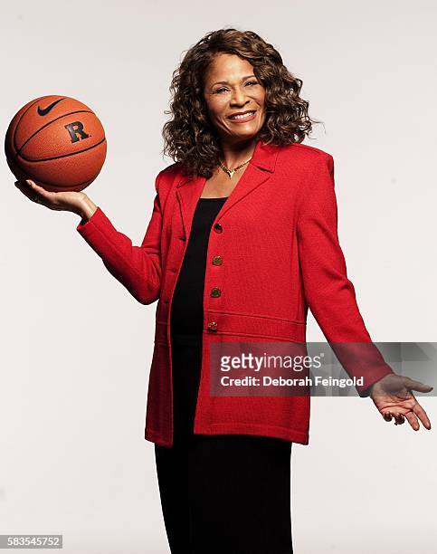 Deborah Feingold/Corbis via Getty Images) NEW YORK College basketball coach C. Vivian Stringer poses for a portrait on August 25, 2007 in New York,...