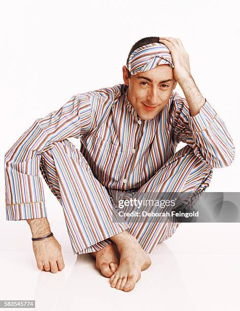 Deborah Feingold/Corbis via Getty Images) NEW YORK Actor Alan Cumming posing for DNR magazine on May 2001 in New York, New York.