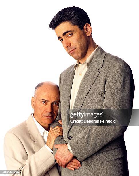 Deborah Feingold/Corbis via Getty Images) NEW YORK Actors Alan and son Adam Arkin pose for a portrait in March 1994 in New York, New York.
