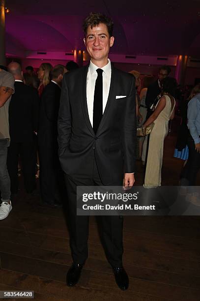 Cast member Matt Barber attends the press night after party for "Breakfast at Tiffany's" at the The Haymarket Hotel on July 26, 2016 in London,...