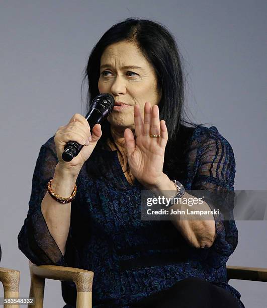 Barbara Kopple speaks onstage during Apple Store Soho presents Meet The Filmmakers: Sharon Jones and Barbara Kopple at Apple Store Soho on July 26,...