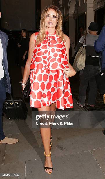 Jessica Wright attending the 'Breakfast at Tiffany's' play press night at the Theatre Royal Haymarket on July 26, 2016 in London, England.