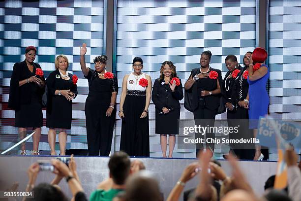 Mothers of the Movement Maria Hamilton, mother of Dontre Hamilton; Annette Nance-Holt, mother of Blair Holt; Gwen Carr, mother of Eric Garner; Geneva...