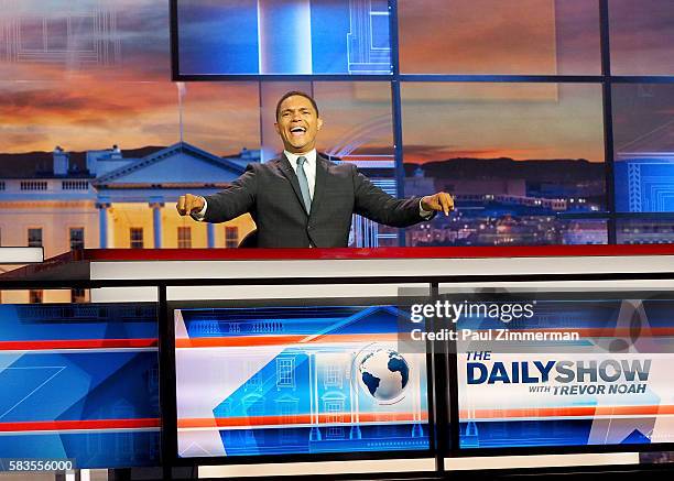 Host Trevor Noah, “The Daily Show with Trevor Noah Presents The 2016 Democratic National Convention; Let's Not Get Crazy” speaks from the Annenberg...