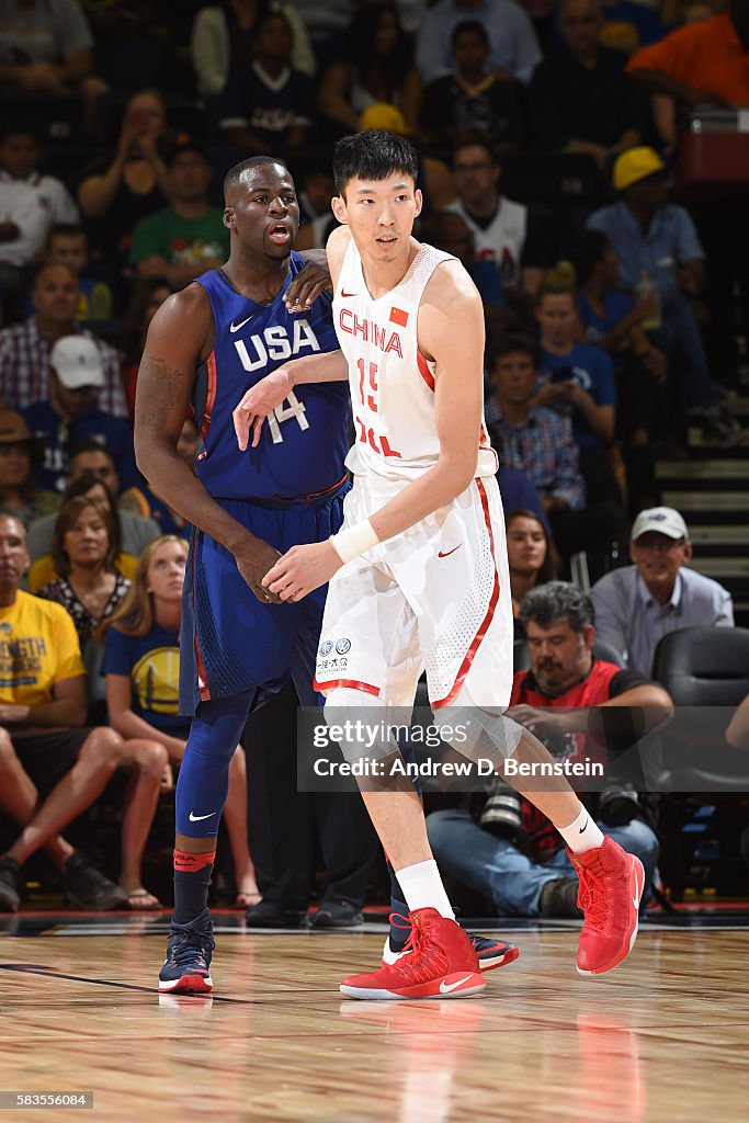 China v United States - USA Basketball Showcase