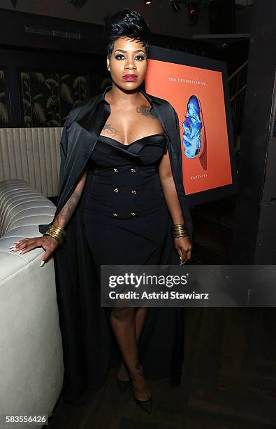 Singer Fantasia Barrino attends the release party for her new album 'The Definition Of...' at club No. 8 on July 26, 2016 in New York City.