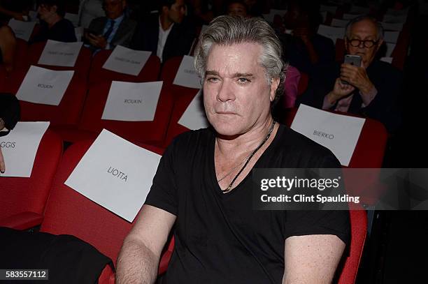 Ray Liotta attends a Screening of Sony Pictures Classics' "Equity" hosted by The Cinema Society with Bloomberg & Thomas Pink at TBD on July 26, 2016...