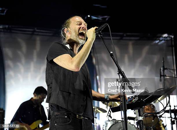 Thom Yorke of Radiohead performs at Madison Square Garden on July 26, 2016 in New York City.