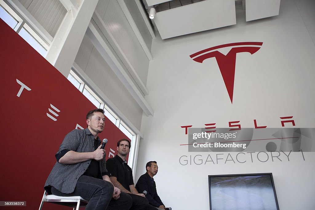 Tour Of Tesla Motors Inc.'s Gigafactory With Remarks By Chief Executive Officer Elon Musk And Co-Founder Jeffrey Straubel