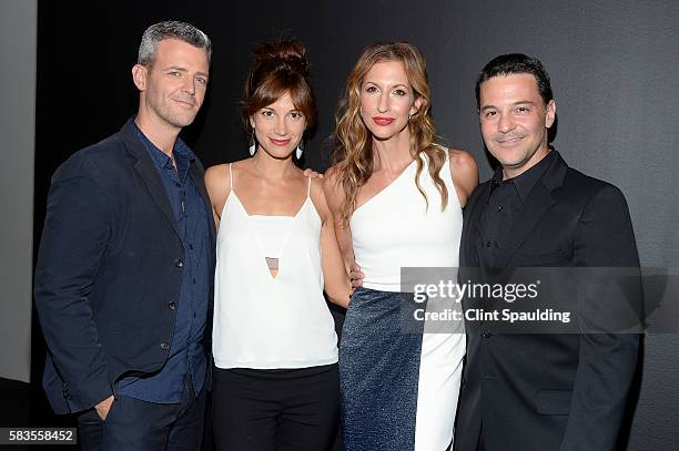 Curtis Mark Williams, Jama Williamson, Alysia Reiner and David Alan Basche attends a Screening of Sony Pictures Classics' "Equity" hosted by The...