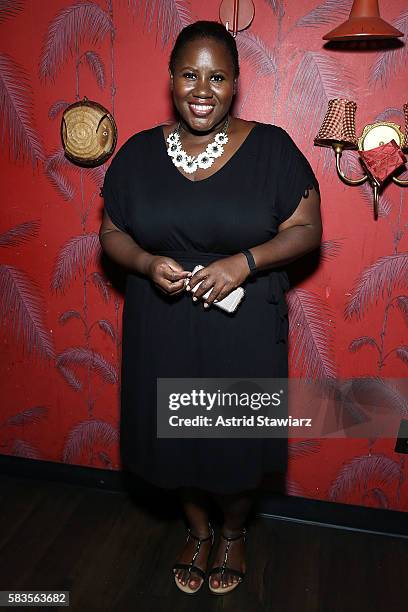 Joan A. Davis attends the release party for her new album 'The Definition Of...' at club No. 8 on July 26, 2016 in New York City.