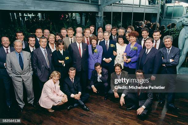 Guy Lux, Patrick Poivre d'Arvor, Leon Zitrone, Stephane Collard, Jean-Pierre Foucault, Patrick Sebastien, Christian Morin, Michele Cotta, Anne...